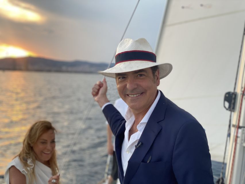 Barcelona: Sunset Sailing Tour with Open Bar & Snacks - Sunset from the yacht