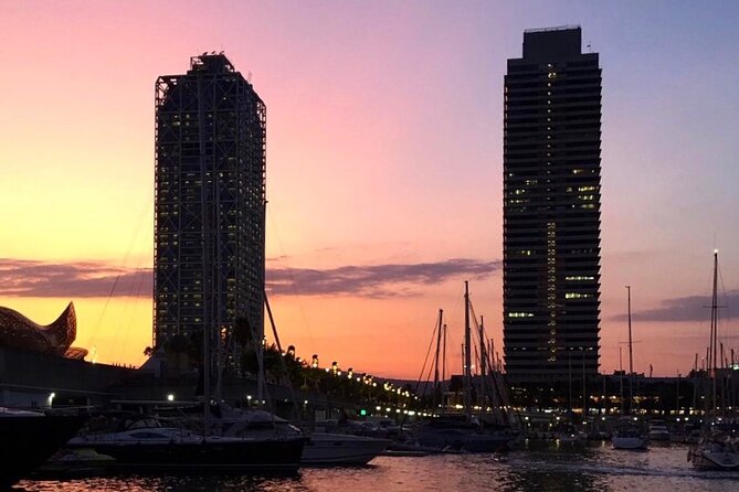 Barcelona Sunset Sailing with Open Bar of Cava and Snacks - The brief Sagrada Familia sightline
