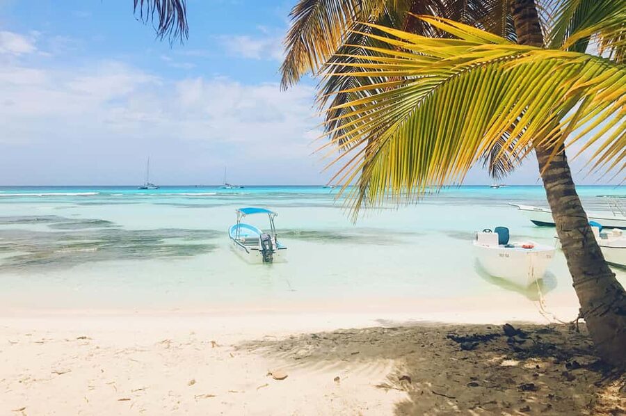Bayahibe: Saona Island Sailing in catamaran with open bar - Lunch brings Dominican flavor to the beach day