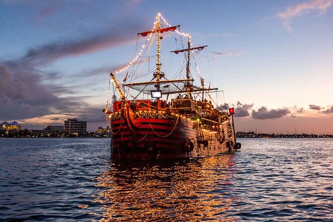 Be amazed with PIRATE SHOW in Cancun, includes Dinner & Open Bar - Price, dock fee, and photo costs