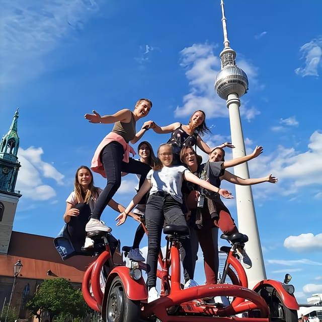 Beer Bike & Party Bike: An Unforgettable Berlin City Tour with Pick-up - How much guiding should you expect?