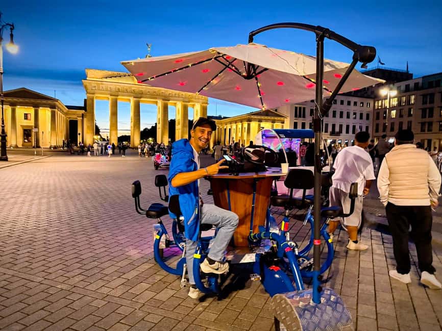 Beer Bike & Party Bike: An Unforgettable Berlin City Tour with Pick-up - Starting in Mitte near Brandenburg Gate