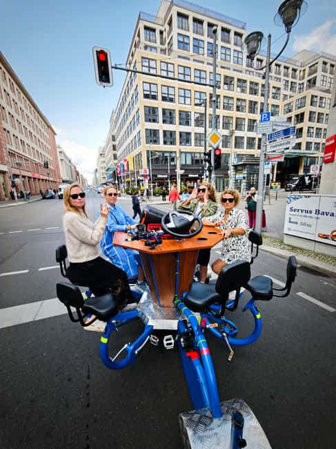 Beer Bike & Party Bike: An Unforgettable Berlin City Tour with Pick-up - Tiergarten and the Soviet War Memorial