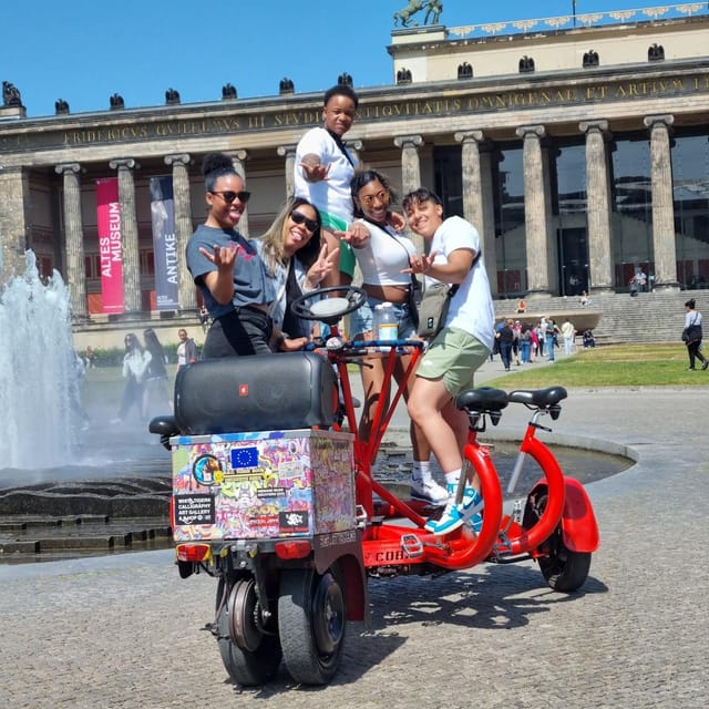 Beer Bike & Party Bike: An Unforgettable Berlin City Tour with Pick-up - Martin-Gropius-Bau and Checkpoint Charlie