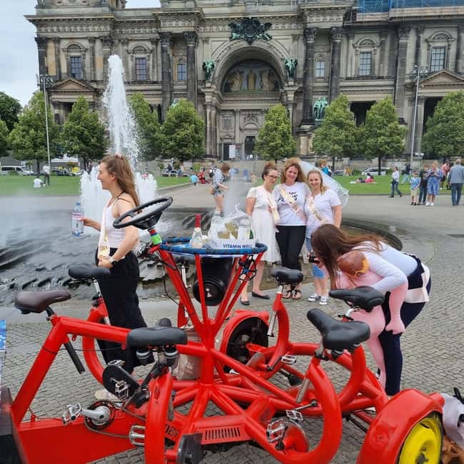 Beer Bike & Party Bike: An Unforgettable Berlin City Tour with Pick-up - Music, blankets, Wi-Fi, and the party-bike setup