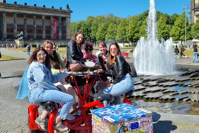 Beer Bike & Party Bike Highlights Berlin City Tour including pick-up - The Holocaust Memorial near the heart of Berlin