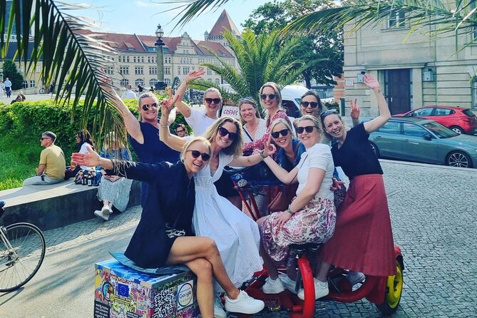 Beer Bike & Party Bike Highlights Berlin City Tour including pick-up - Starting at Pariser Platz and the government quarter