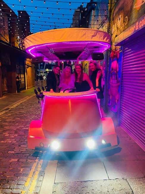 Belfast: Luxury Pink Hen Party Bike Tour (BYOB) - Starting at the Surf Shack on Royal Avenue