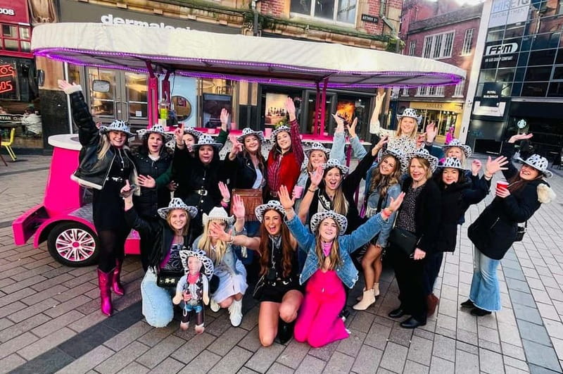 Belfast: Luxury Pink Hen Party Bike Tour (BYOB) - What the one-hour route feels like
