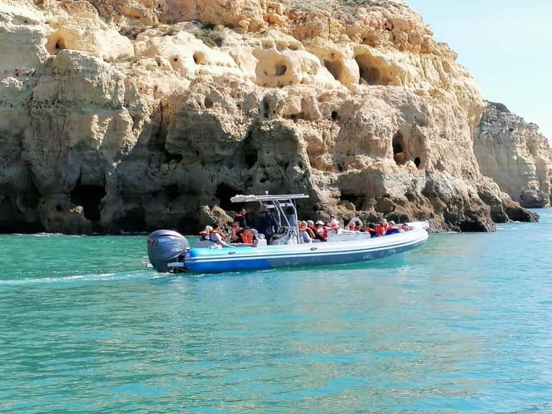 Benagil Caves Full Circuit Happy Hour - The first run along the Algarve coast