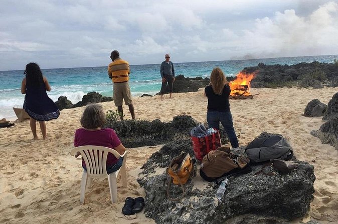 Bermuda Beach Bonfire with Dark and Stormy Cocktail Included - Three hours or four hours at the beach?