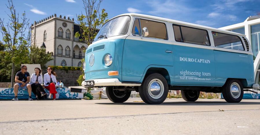 Best views to Porto from Gaia. VW Kombi tour with cocktail - Seca do Bacalhau and the Douro’s open horizon