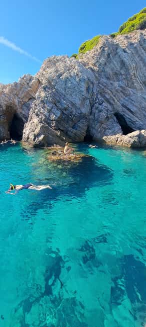 Blue Cave-Green caves-Lopud Sandy beach - tour with drink - What the $74 price includes