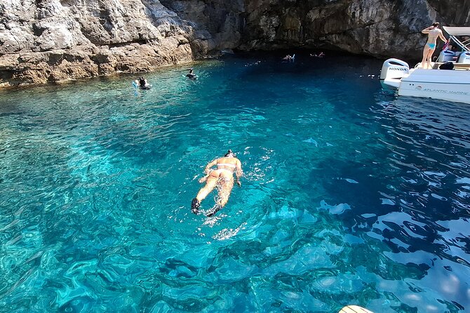 Blue & Green cave,Šunj beach - with drinks small group speedboat - Blue Cave color, Green Cave swims, and a sandy finish