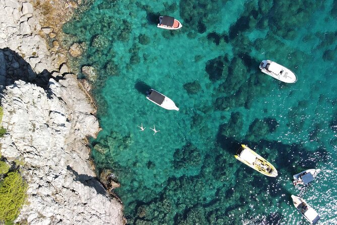 Blue & Green cave,Šunj beach - with drinks small group speedboat - Is $78.64 a fair price?