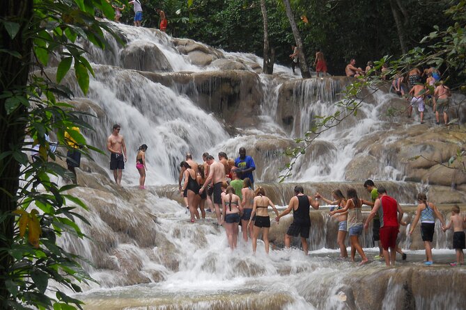 Blue Hole and Dunn’s River Falls Tour with Lunch and Cocktails at Reggae Hill - Transport, timing, and the real length of the day