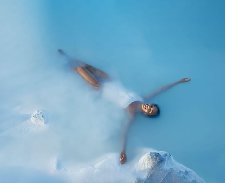 Blue Lagoon: Admission Package with Drink, Towel, and Mask - Lockers, showers, and the first step into the water