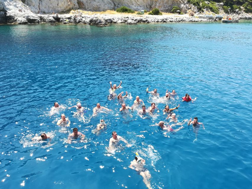 Boat Trip to Anthony Quinn's Bay (Food & Drinks Included) - Ladiko Bay, lunch and a longer pause