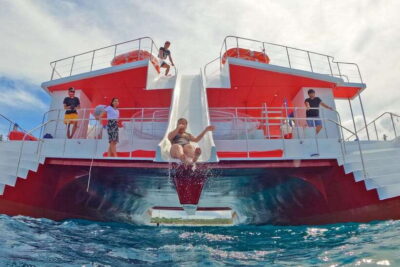 Boracay: Red Whale Party Cruise w/ Snacks & Water Activities