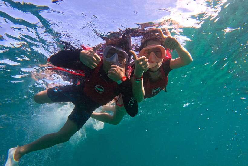 Boracay: Red Whale Party Cruise w/ Snacks & Water Activities - Snorkeling and time in the water