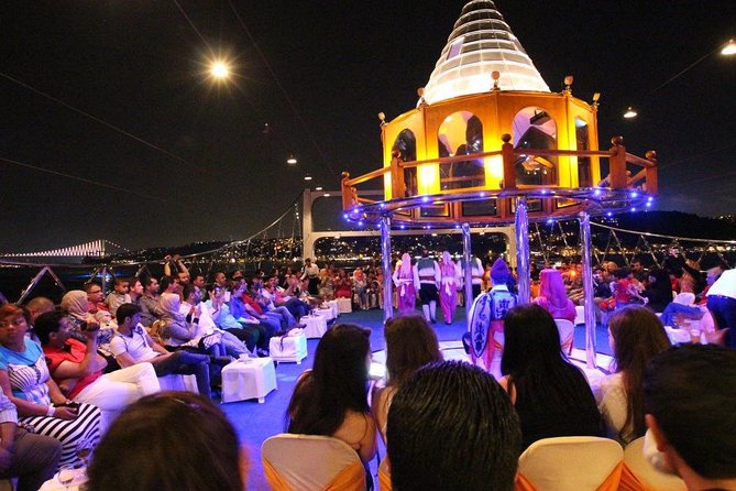 Bosphorus Night Cruise: Dinner, Drinks & Hotel Pickup - The Bosphorus route from Kabataş to the bridges