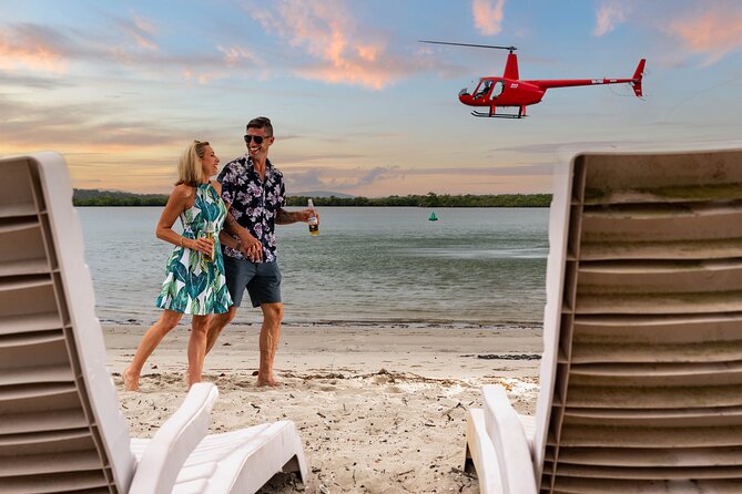Brisbane and Gold Coast Helicopter Pub Crawl 5 Stops - Calypso Bay and the Moreton Bay setting