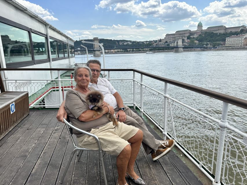 Budapest: 1 hr Sunshine Booze Cruise with Prosecco - The National Theatre and the return panorama