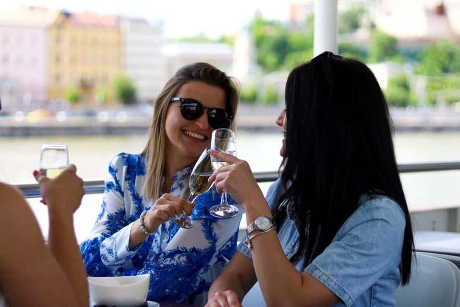 Budapest: 60-Minute Panoramic Cruise with Drink included - Buda Castle from the Danube