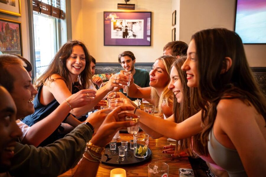 Budapest: Guided Bar Crawl Walking Tour - Klauzál tér and the first stretch of stories