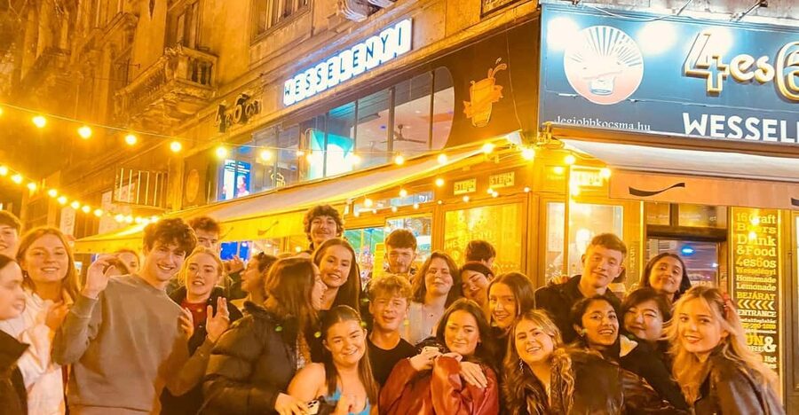 Budapest: Guided Bar Crawl with 1 Hour Open Bar and Shots - Four more bars or clubs on foot