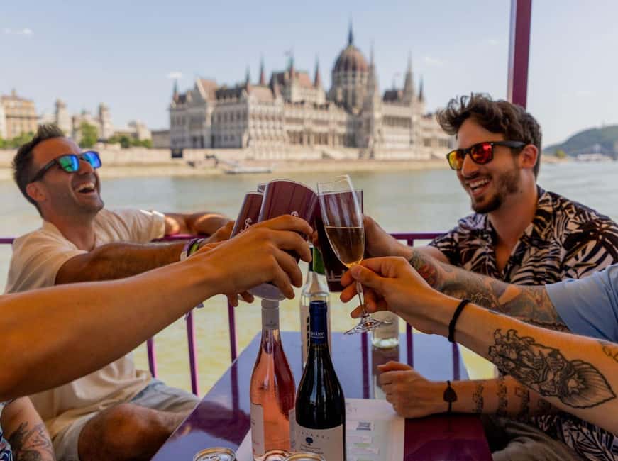 Budapest: Sunset Cruise with 2 Cocktails - Boarding beside Elizabeth Bridge