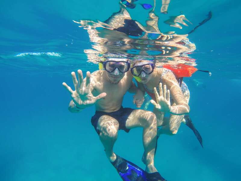 Cabo Catamaran Snorkel: Arch & Santa Maria, Open Bar, Snacks - From Marina Cabo San Lucas to Land’s End