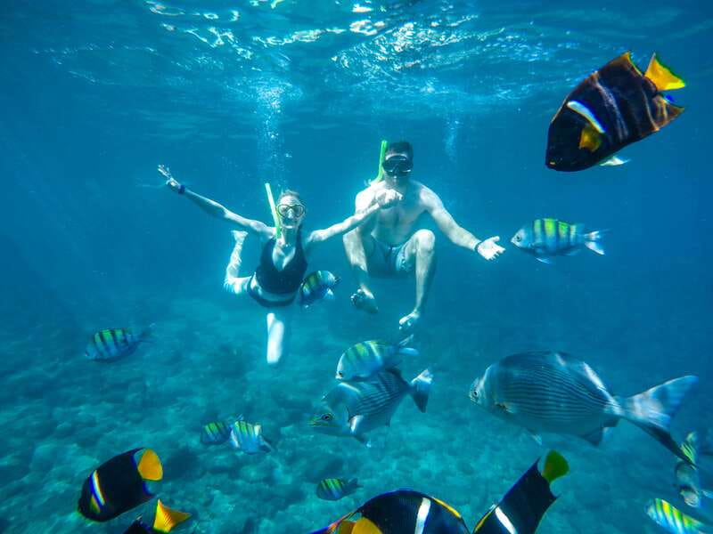 Cabo Catamaran Snorkel: Arch & Santa Maria, Open Bar, Snacks - Santa Maria Bay gives the tour its main purpose