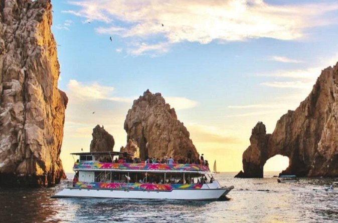 Cabo Escape Sunset Cruise with Dinner and Open Bar - Divorce Beach and Lover’s Beach
