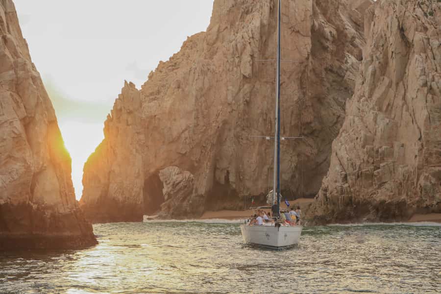 Cabo Luxury Sunset Sailing Adventure with Open Bar - Cabo’s Pacific Coast at Golden Hour