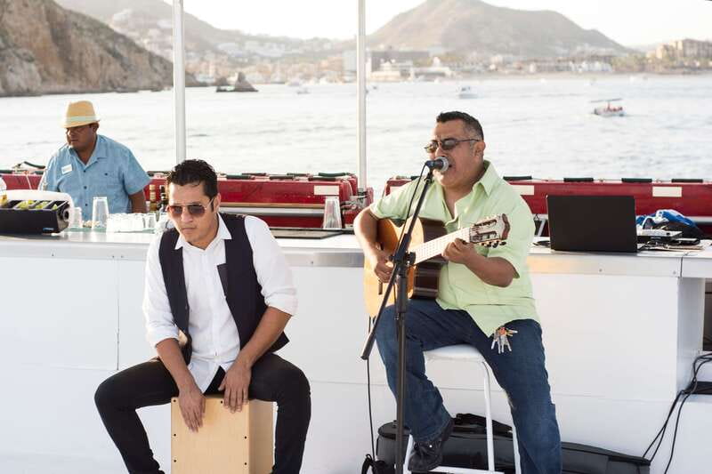 Cabo: Sunset Cruise with Dinner, Music & Open Bar - Sailing toward Cabo’s Land’s End