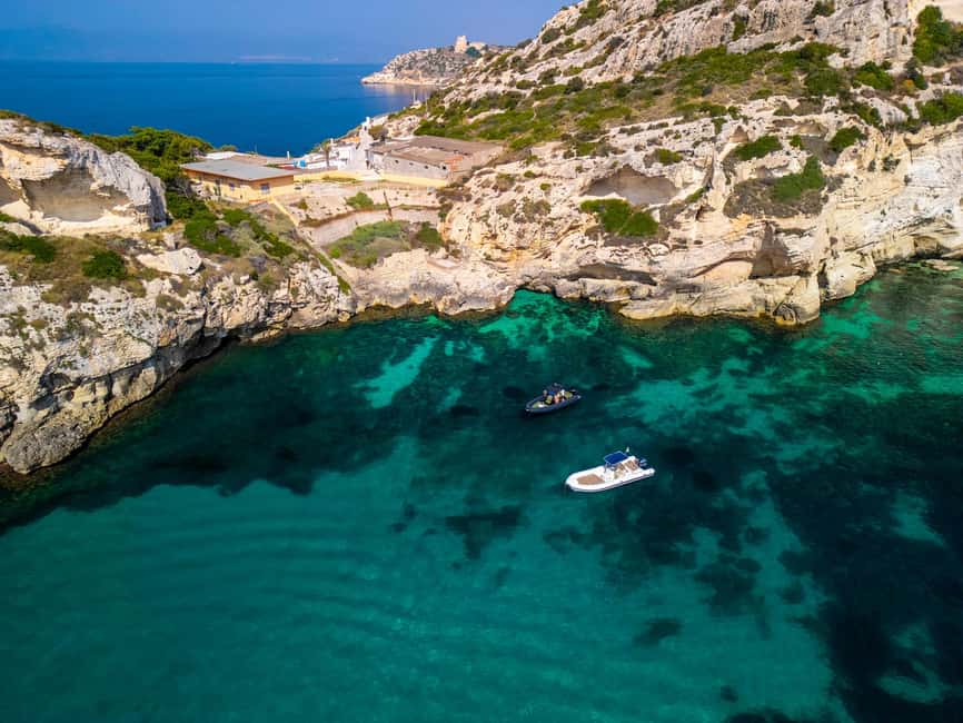 Cagliari: Coastline Cruise with Drinks and Snorkeling - Cala Mosca: the first chance to get in the water