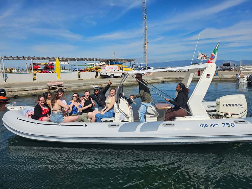 Cagliari: Sella del Diavolo Boat Magic Tour Drinks & Snacks - Cala Mosca and the coast near Sant’Elia