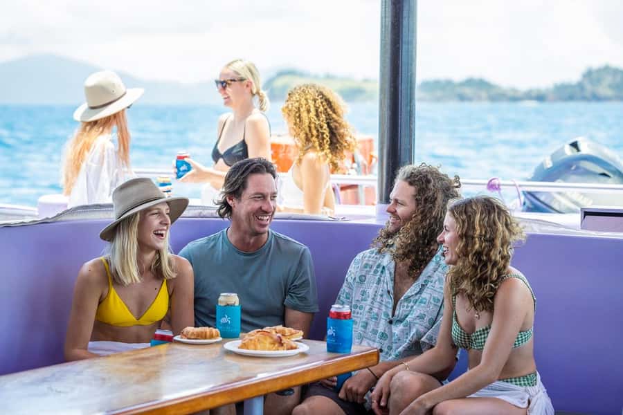Camira Sunset Sail -Drinks & Snacks -Departing Airlie Beach - Who will get the most from this cruise
