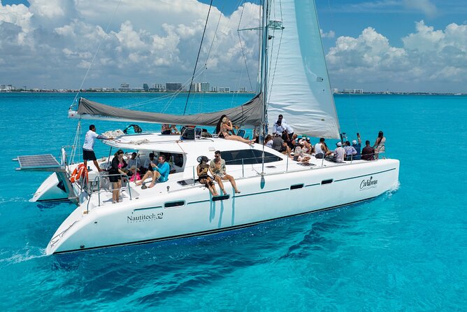 Cancun Catamaran: Isla Mujeres, Snorkeling, Drinks & Buffet Lunch - What the catamaran ride is really like