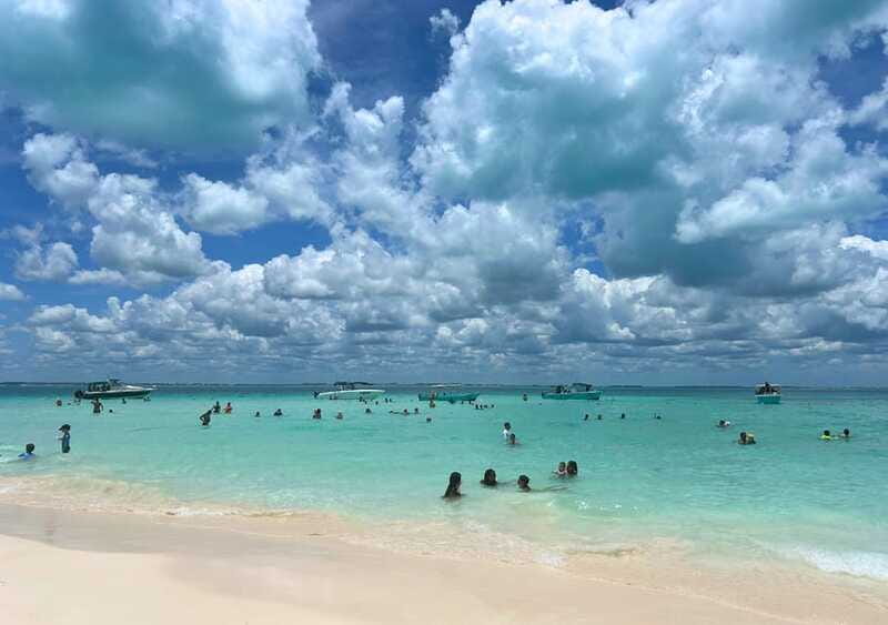 Cancun: Isla Mujeres Catamaran with buffet, drinks & snorkel - El Meco Reef, the active part of the morning