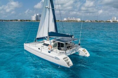 Private Catamaran with Open Bar & Snorkeling Option