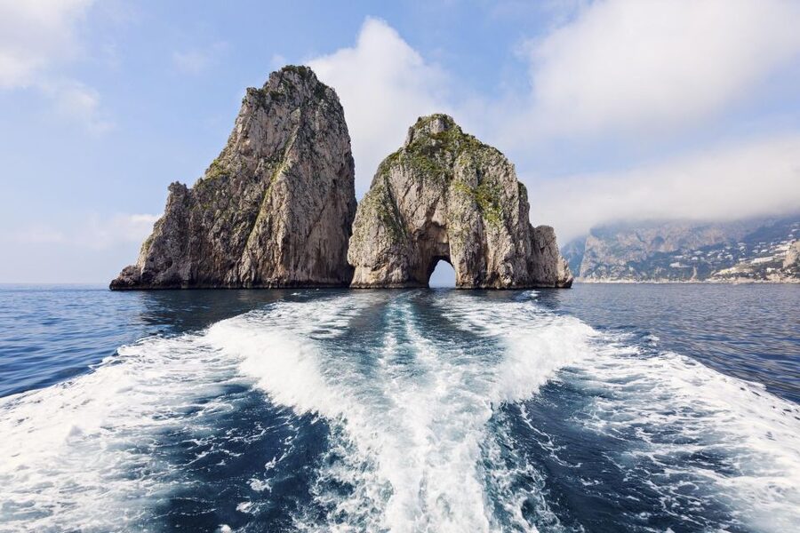 Capri: 2-Hour Boat Tour with Happy Hour - Punta Carena Lighthouse and the southern coast