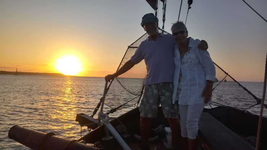 Cartagena, CO: Sunset Skyline Pirate Boat Tour with Drinks - A pirate ship with a surprisingly comfortable scale