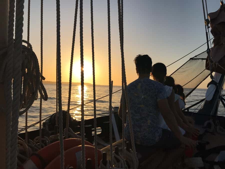 Cartagena, CO: Sunset Skyline Pirate Boat Tour with Drinks - The route past Bocagrande and Castillo Grande