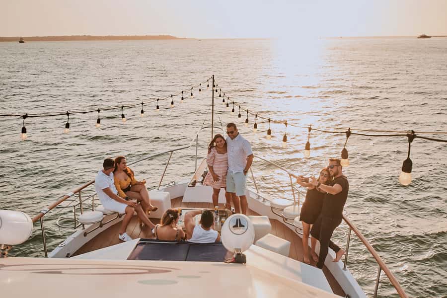 Cartagena: Sunset Cruise with Open Bar - A sunset cruise that shows Cartagena in two moods