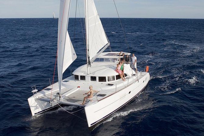 Catamaran Day & Sunset Cruises with meals Drinks and transportation - Pickup at Mykonos Port and the start of the cruise