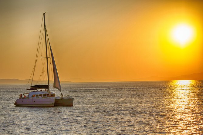 Catamaran Day & Sunset Cruises with meals Drinks and transportation - Fresh lunch and homemade rosé wine