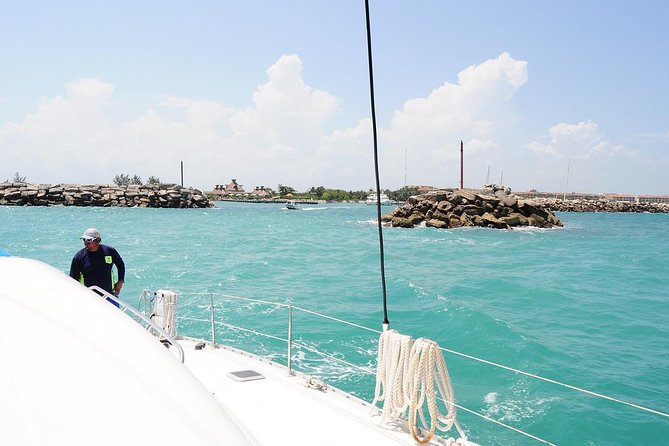 Catamaran Sail and Snorkeling Tour with Open Bar in Puerto Morelos - Pickup, meeting point, and timing