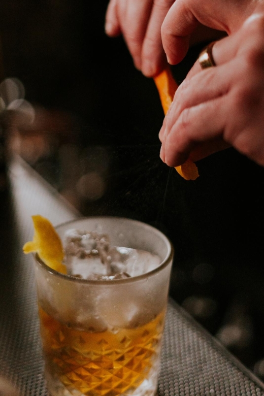 Charleston: Sip History Cocktail Making Class w Drinks Incl. - Finding the outdoor bar at Frontier Lounge